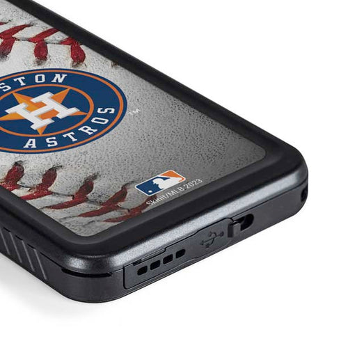 MLB Houston Astros Game Ball Galaxy S23 Plus Waterproof Case