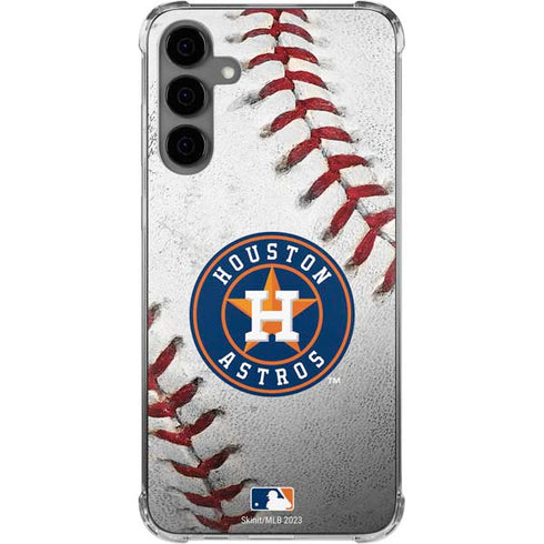 MLB Houston Astros Game Ball Galaxy S24 Plus Clear Case