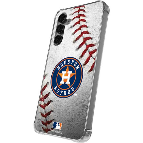 MLB Houston Astros Game Ball Galaxy S24 Plus Clear Case