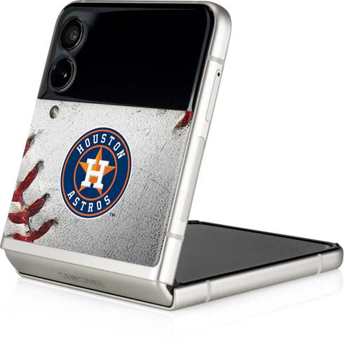 MLB Houston Astros Game Ball Galaxy Z Flip3 5G Skin