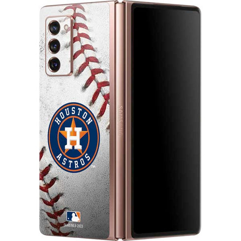 MLB Houston Astros Game Ball Galaxy Z Fold2 5G Skin