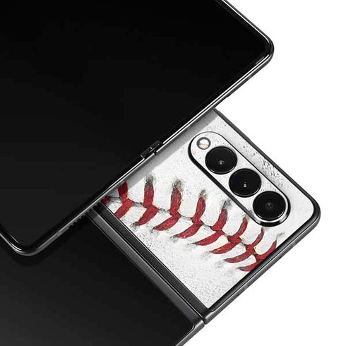 MLB Houston Astros Game Ball Galaxy Z Fold4 5G Skin