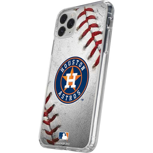 MLB Houston Astros Game Ball iPhone 11 Pro Clear Case