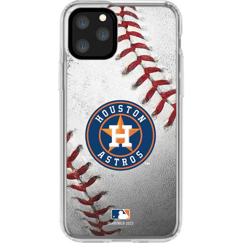 MLB Houston Astros Game Ball iPhone 11 Pro Clear Case
