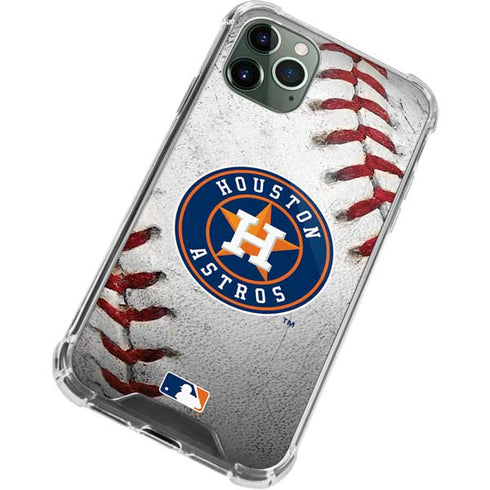MLB Houston Astros Game Ball iPhone 11 Pro Max Clear Case