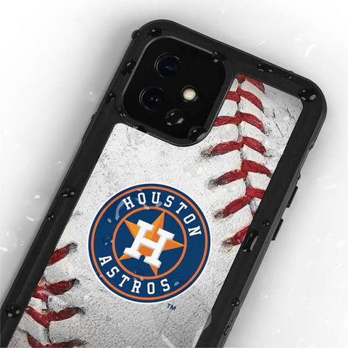 MLB Houston Astros Game Ball iPhone 12 Mini Waterproof Case