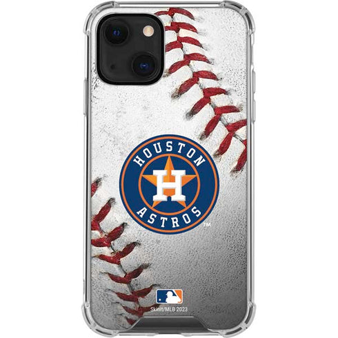 MLB Houston Astros Game Ball iPhone 14 Clear Case