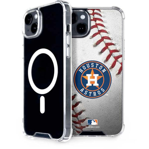 MLB Houston Astros Game Ball iPhone 15 Plus MagSafe Case