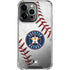 MLB Houston Astros Game Ball iPhone 14 Pro Clear Case
