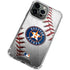 MLB Houston Astros Game Ball iPhone 15 Pro Clear Case