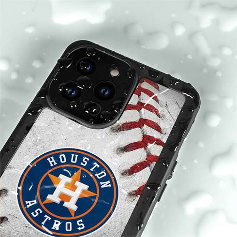 MLB Houston Astros Game Ball iPhone 14 Pro Max Waterproof Case