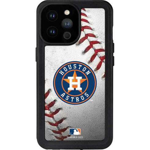 MLB Houston Astros Game Ball iPhone 14 Pro Max Waterproof Case