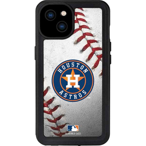 MLB Houston Astros Game Ball iPhone 15 Plus Waterproof Case
