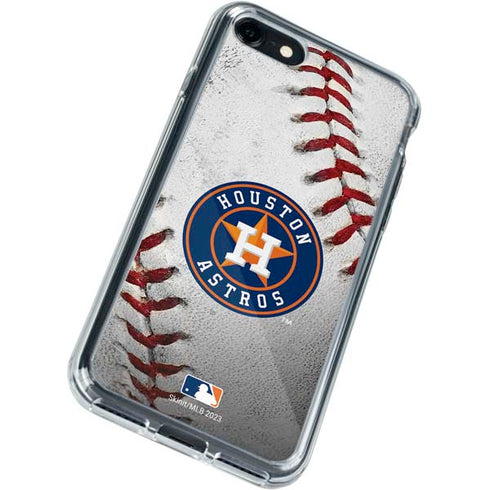 MLB Houston Astros Game Ball iPhone SE (2nd & 3rd Gen) Clear Case