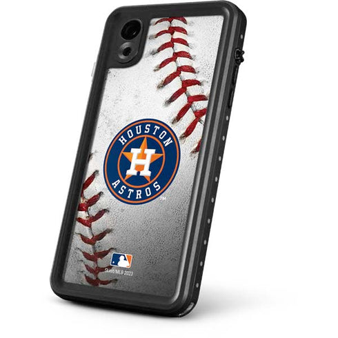 MLB Houston Astros Game Ball iPhone XR Waterproof Case