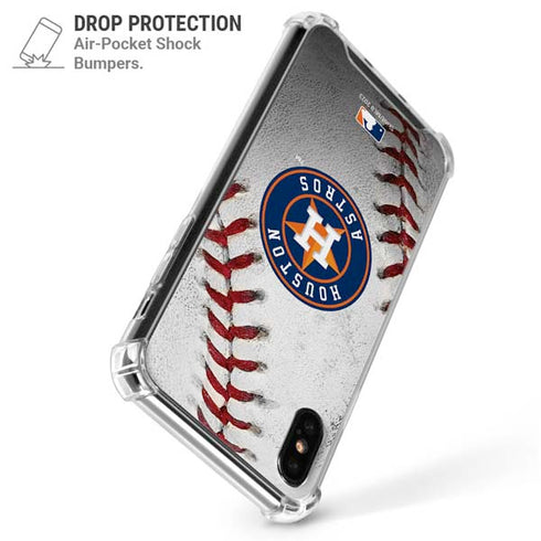 MLB Houston Astros Game Ball iPhone XS Max Clear Case