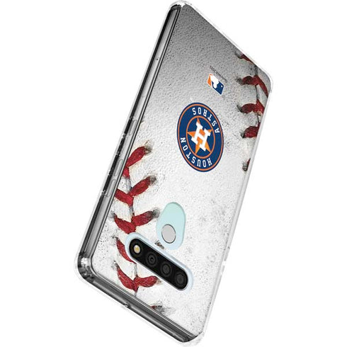 MLB Houston Astros Game Ball LG Stylo 6 Clear Case