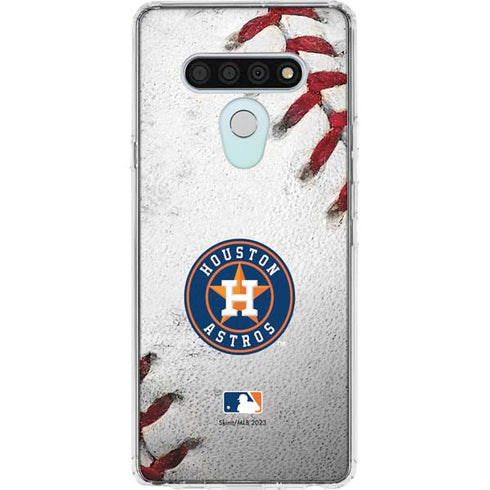 MLB Houston Astros Game Ball LG Stylo 6 Clear Case
