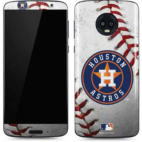 MLB Houston Astros Game Ball Moto G6 Skin