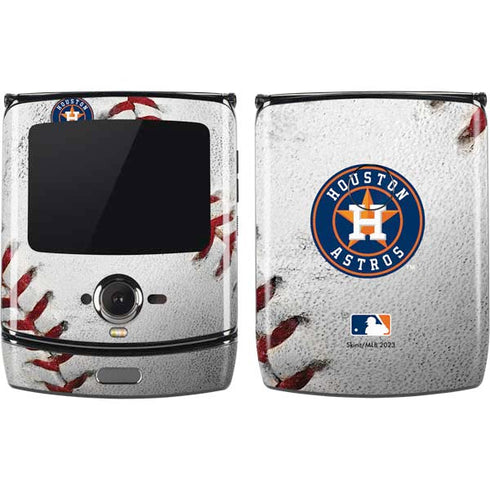 MLB Houston Astros Game Ball Motorola RAZR Skin
