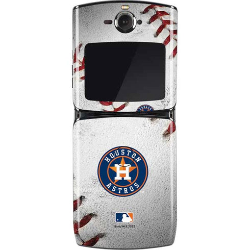 MLB Houston Astros Game Ball Motorola RAZR Skin