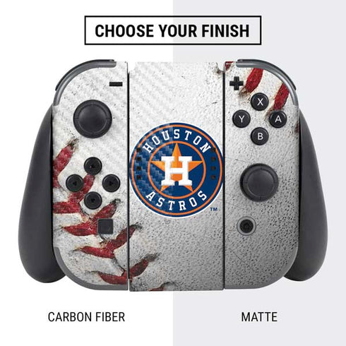 MLB Houston Astros Game Ball Nintendo Switch Bundle Skin
