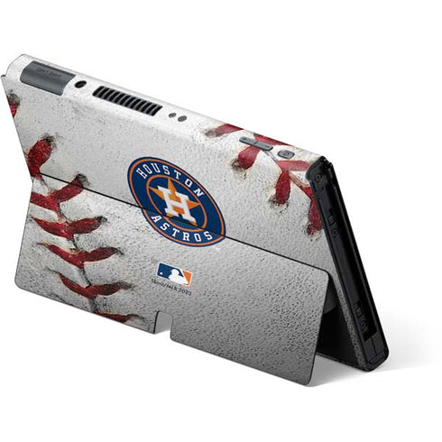 MLB Houston Astros Game Ball Nintendo Switch OLED (2021) Skin