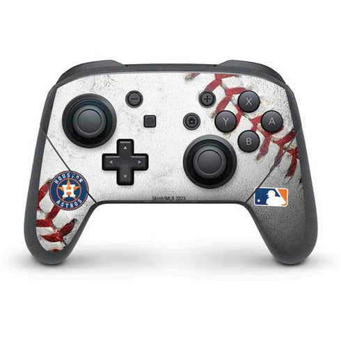 MLB Houston Astros Game Ball Nintendo Switch Pro Controller Skin