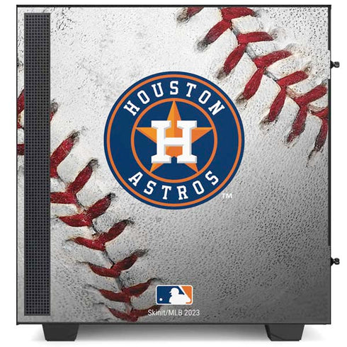 MLB Houston Astros Game Ball NZXT H510 Compact ATX Mid-Tower Case Skin