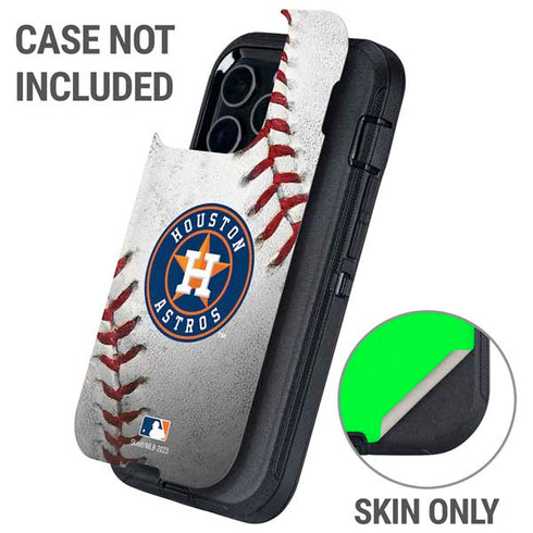 MLB Houston Astros Game Ball Otterbox Defender iPhone Skin