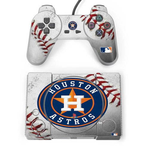 MLB Houston Astros Game Ball PlayStation Classic Bundle Skin