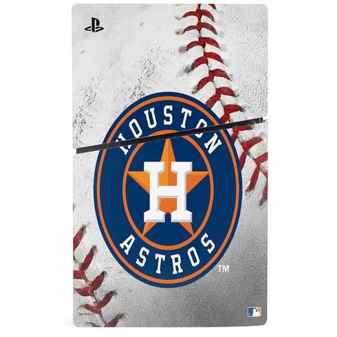 MLB Houston Astros Game Ball PS5 Slim Disk Bundle Skin