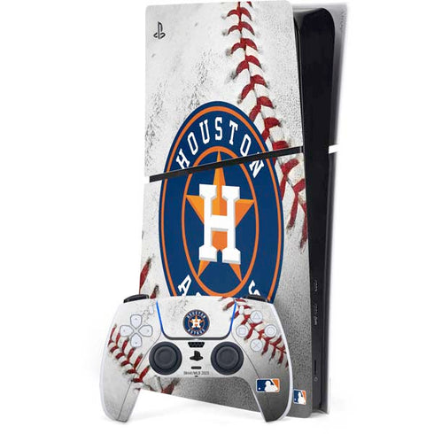 MLB Houston Astros Game Ball PS5 Slim Digital Edition Bundle Skin