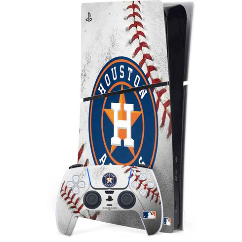 MLB Houston Astros Game Ball PS5 Slim Digital Edition Console Skin