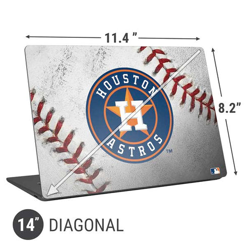 MLB Houston Astros Game Ball Universal Laptop 14in (11.4 x 8.2in) Skin