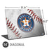 MLB Houston Astros Game Ball Universal Laptop 14in (11.4 x 8.2in) Skin