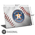MLB Houston Astros Game Ball Universal Laptop 15in (12.2 x 8.8in) Skin