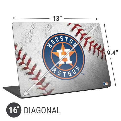 MLB Houston Astros Game Ball Universal Laptop 16in (13 x 9.4in) Skin