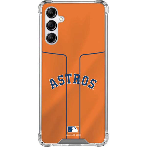 MLB Houston Astros Jersey Alternate Galaxy A14 5G Clear Case