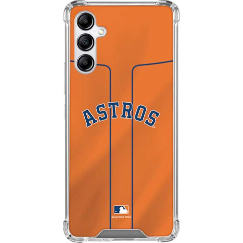 MLB Houston Astros Jersey Alternate Galaxy A15 5G Clear Case