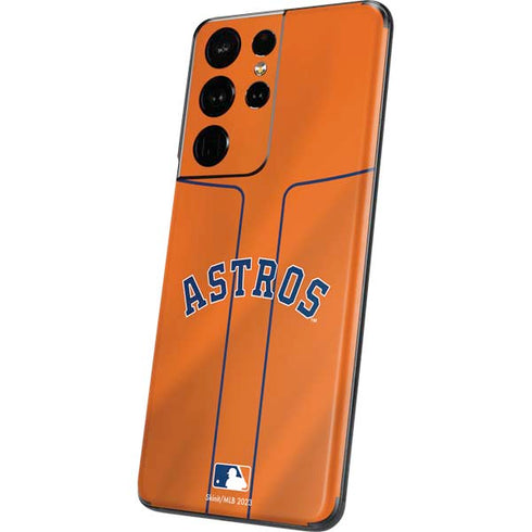 MLB Houston Astros Jersey Alternate Galaxy S21 Ultra 5G Skin