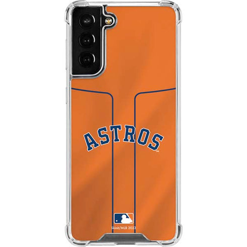 MLB Houston Astros Jersey Alternate Galaxy S22 Plus Clear Case