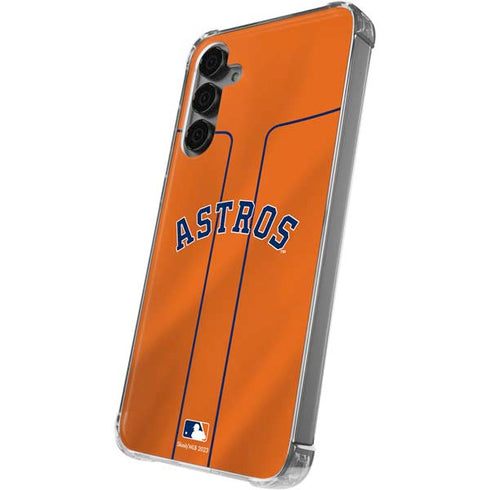 MLB Houston Astros Jersey Alternate Galaxy S24 Plus Clear Case
