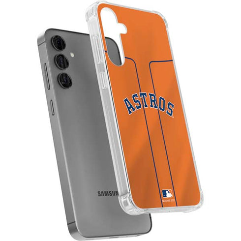 MLB Houston Astros Jersey Alternate Galaxy S24 Plus Clear Case