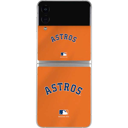 MLB Houston Astros Jersey Alternate Galaxy Z Flip3 5G Skin