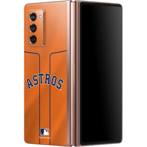 MLB Houston Astros Jersey Alternate Galaxy Z Fold2 5G Skin