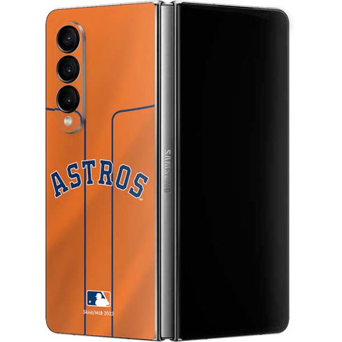 MLB Houston Astros Jersey Alternate Galaxy Z Fold4 5G Skin