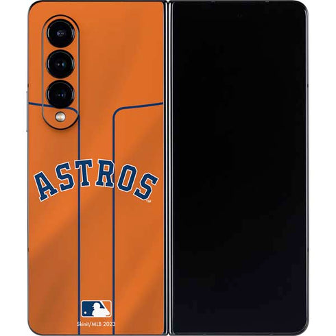 MLB Houston Astros Jersey Alternate Galaxy Z Fold4 5G Skin
