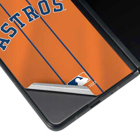 MLB Houston Astros Jersey Alternate Galaxy Z Fold4 5G Skin