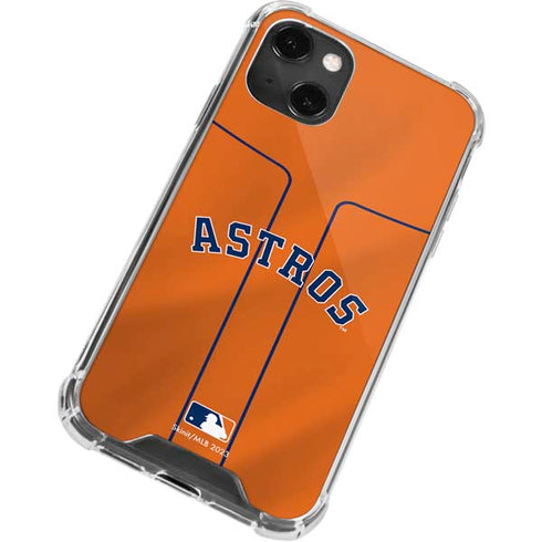 MLB Houston Astros Jersey Alternate iPhone 15 Plus Clear Case